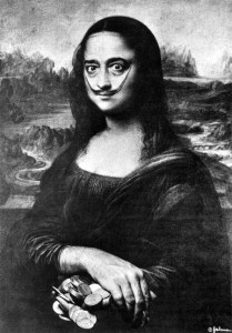 Self Portrait as Mona Lisa - Salvador Dali, 1954