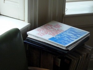 Carl Sandburg's albums at Connemara, Carl Sandburg Home National Historic Site (photo by K. Bigger)