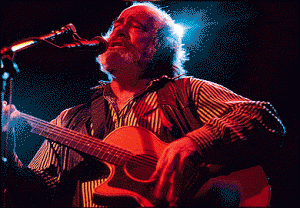 Robert Hunter in concert - photographer unknown