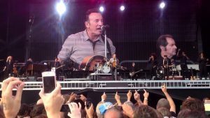 Springsteen performing in Ireland, 2013 (source: YouTube screencap)