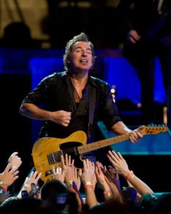 Springsteen in concert (source: uncredited Facebook profile pic)
