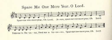 This one is from the Bahamas, printed in The Island Song Book by John and Evelyn McCutcheon, 1927