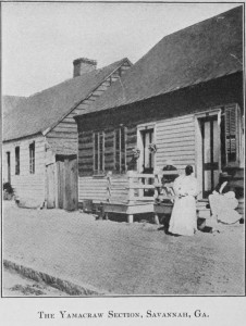 typical houses in Yamacraw neighborhood ca. 1909 - NYPL Digital Library
