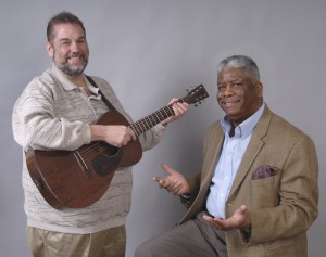 Matt with his frequent singing partner Robert Jones
