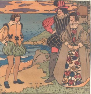 Illustration for “The Golden Vanity” by Pamela Colman Smith