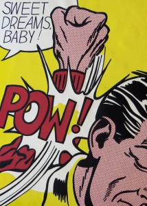 Roy Lichtenstein, "Sweet Dreams, Baby!" (detail), 1965