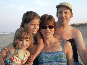 The Harveys (left to right): Ruby, Stella, Kathryn, and Bryan (photo: Richmond Times Dispatch)