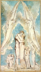 William Blake: "The Meeting of the Family in Heaven" (1805) (photo: Wikimedia)