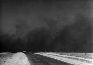 Arthur Rothstein: Dust Bowl Photo (Texas Panhandle) (1936) (source: Wikimedia Commons)