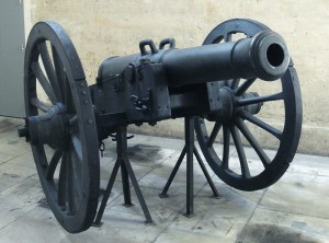 French military cannon, Napoleonic Wars (c.1810) (Source: Wikipedia)