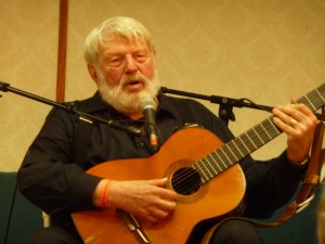 Theodore Bikel performing at NERFA in 2010 - photo by Wanda Adams Fischer