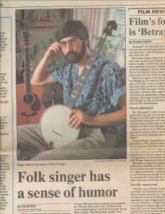 Daily Record article clipping