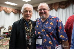 David Amram with Ron Olesko at David's 85th Birthday Celebration at NERFA 2015 - Photo by Jayne Toohey