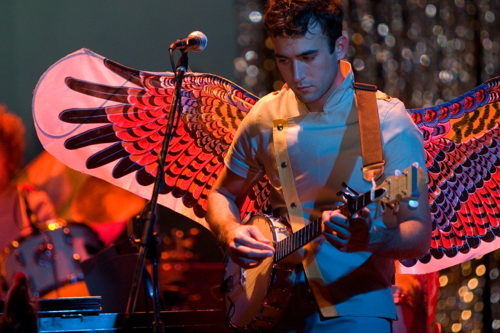 Sufjan Stevens in live performance. Photo by Joe Lencioni. 