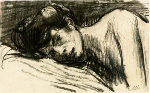 Eugeen van Mieghem: "Augustine Sick" (1901) (Van Mieghem Museum, Antwerp; Artmagazin online)