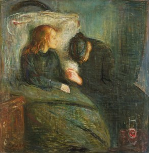 Edvard Munch: "The Sick Child" (1896) (Gothenburg Museum of Art; Wikipedia)