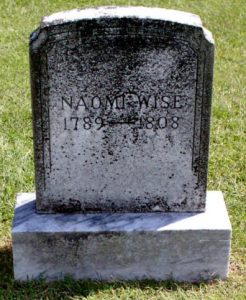 Gravestone, Omie Wise