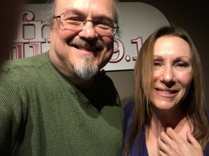 Ron Olesko and Marci Geller at WFDU-FM