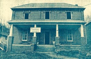 Watauga County Jail - empty and in disrepair (1960s) (Watauga Public Library).