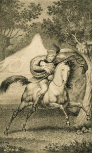 Gustav Heinrich Naeke: "Erlkönig" (1827, engraving) (Wikipedia)