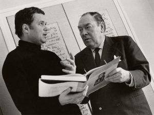 Dietrich Fischer-Dieskau and Gerald Moore (1960s) (Siegfried Lauterwasser; Opera News)