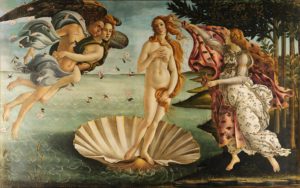The Birth of Venus, Sandro Botticelli, ca 1484-86 - tempera on canvas